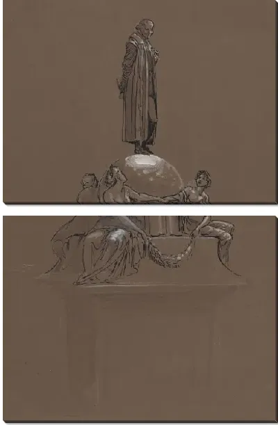Картина Эскиз мемориала Шекспира