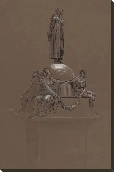 Картина Эскиз мемориала Шекспира