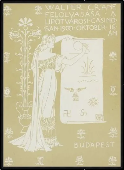 Картина Реклама лекции Уолтера Крейна в Будапеште