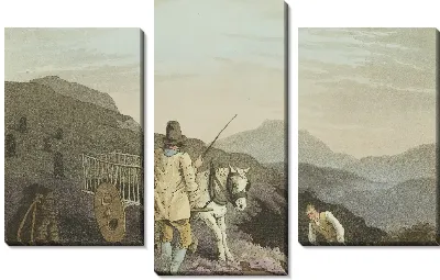 Картина Торфяная тележка