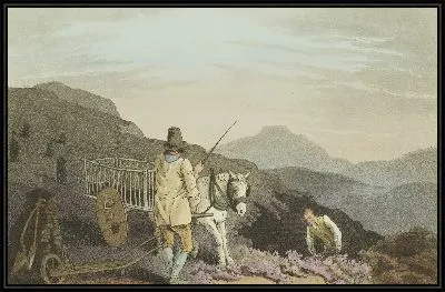 Картина Торфяная тележка