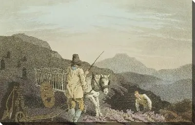 Картина Торфяная тележка