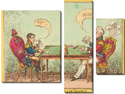 Картина Игра в Криббедж или Последняя битва Бони