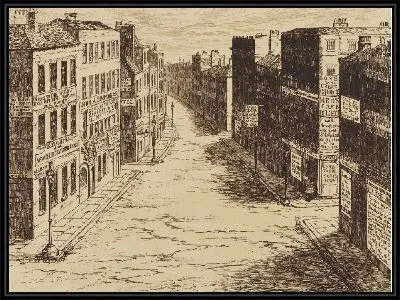 Картина Манчестер в 1851 году