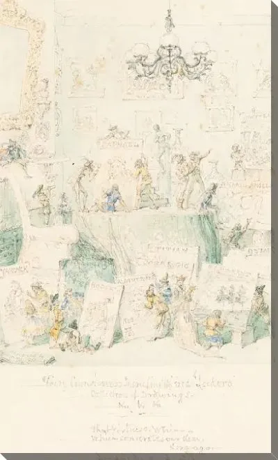 Картина Знатоки-феи осматривают коллекцию рисунков мистера Фредерика Локера