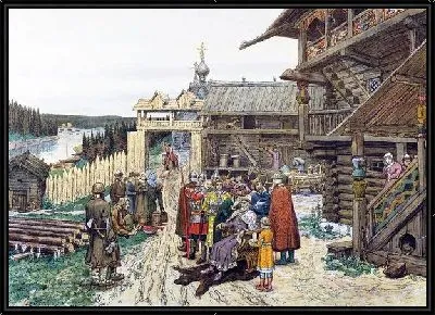 Картина Двор удельного князя (Yard appanage prince)