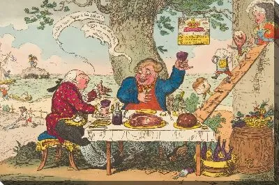 Картина Мир и изобилие или хорошие новости для Джона Булла !!!