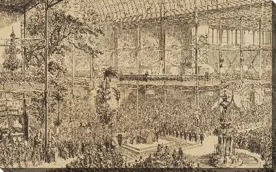 Картина Открытие Большой промышленной выставки всех народов 1851 г.