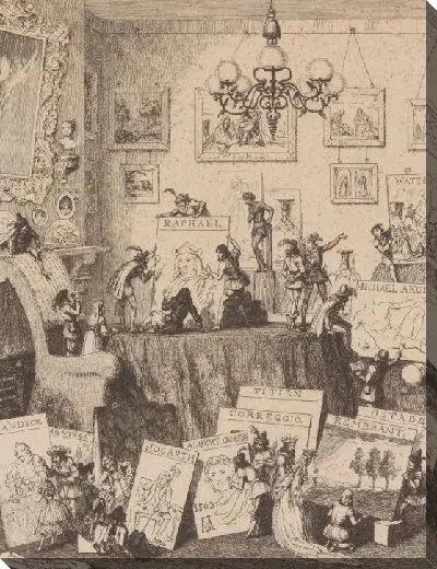 Картина Знатоки-феи осматривают коллекцию рисунков мистера Фредерика Локера и т. Д. И т. Д.,