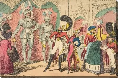 Древние военные модники 1450 года - современные военные модники 1819 года