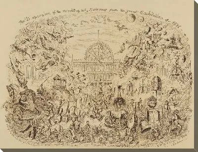 Картина Рассеяние произведений всех народов от великой выставки