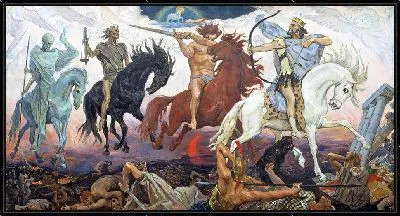 Картина Четыре всадника апокалипсиса