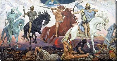 Картина Четыре всадника апокалипсиса
