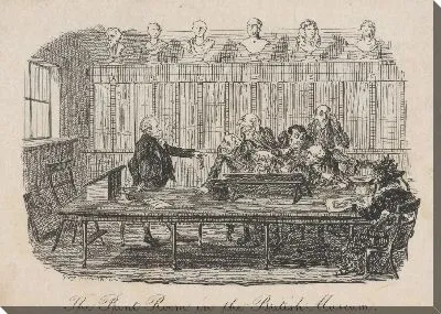 Картина Комната печати в Британском музее