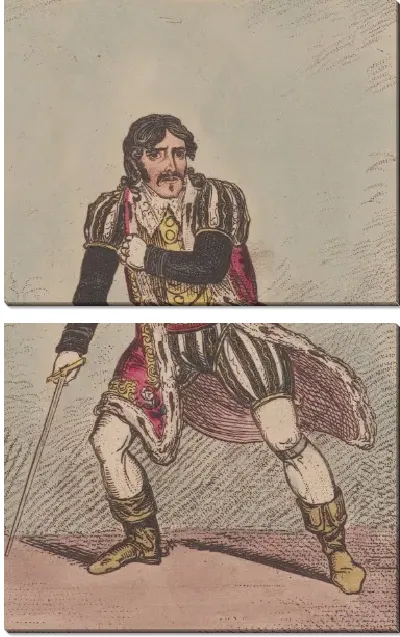 Картина Эдмунд Кин в роли Ричарда III