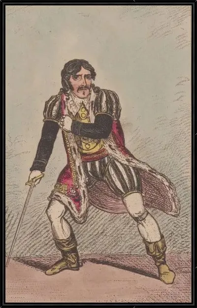 Картина Эдмунд Кин в роли Ричарда III