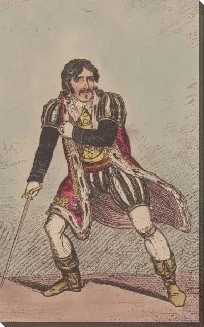 Картина Эдмунд Кин в роли Ричарда III