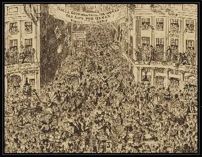 Картина Лондон в 1851 году