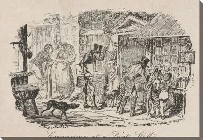 Картина Знатоки в киоске печати