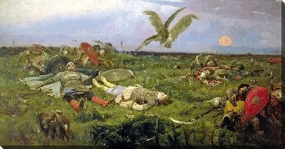 Картина После побоища Игоря Святославича с половцами