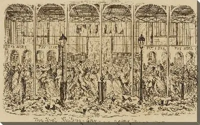 Картина Первый Шиллинг-день - Вход