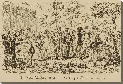 Картина Первый Шиллинг-день - Выход