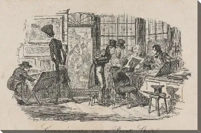 Картина Знатоки в типографии