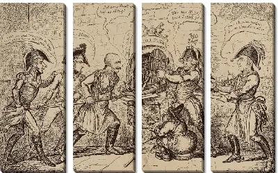 Картина «Союзники-пекари» или «Корсиканская жаба в норе»
