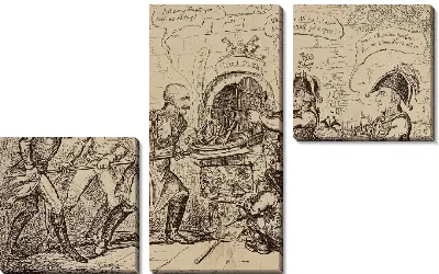 Картина «Союзники-пекари» или «Корсиканская жаба в норе»