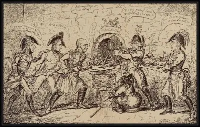 Картина «Союзники-пекари» или «Корсиканская жаба в норе»