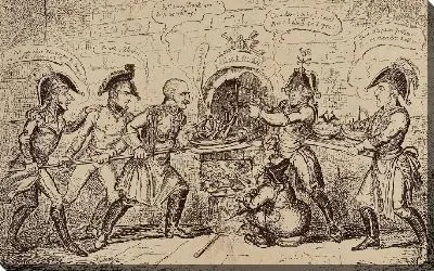 Картина «Союзники-пекари» или «Корсиканская жаба в норе»