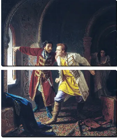 Картина Последние минуты Дмитрия Самозванца (Last minute Dmitry the Pretender)