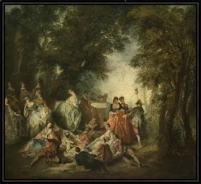 Картина Галантная вечеринка