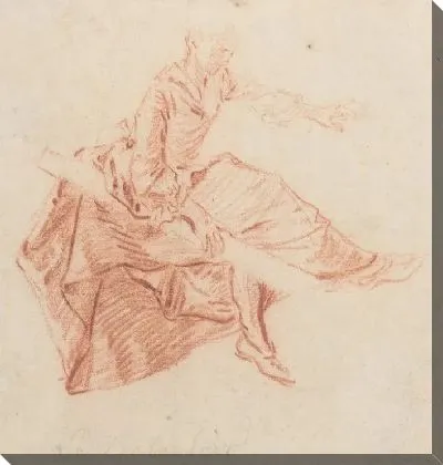 Леди, сидящая на качелях