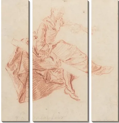 Леди, сидящая на качелях