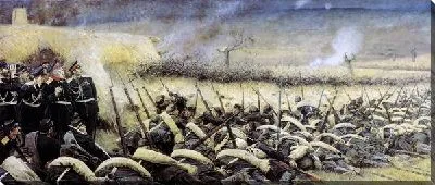 Картина Перед атакой. Под Плевной (Before the attack. Plevna)