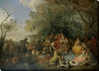 Картина Те, кто репостят шассе, едят и отдыхают во время охоты