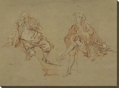 Картина Два сидящих мужчины