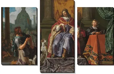 Давид дает Урии письмо для Иоава