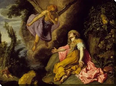 Картина Агарь и Ангел