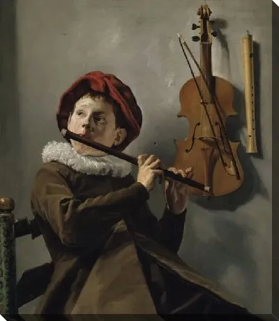 Картина Мальчик играет на флейте