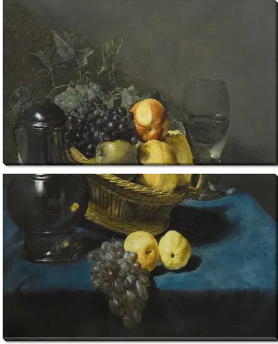 Картина Натюрморт с корзиной фруктов