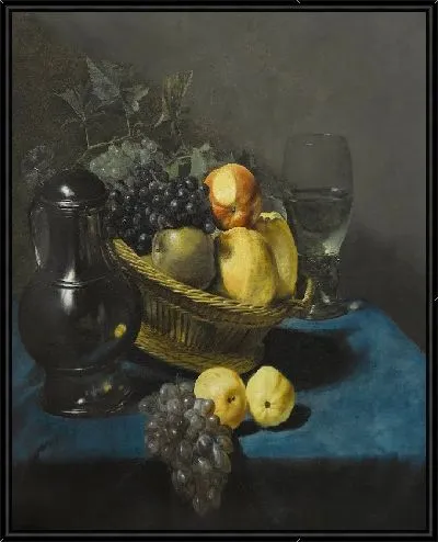 Картина Натюрморт с корзиной фруктов