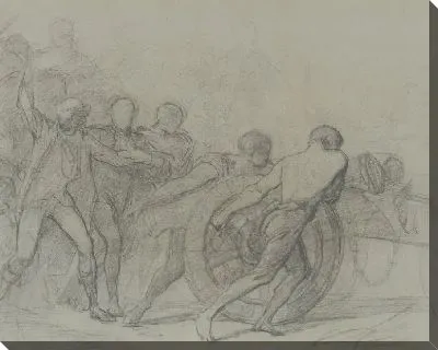 Этюд для "Зачисления добровольцев 1792 года"