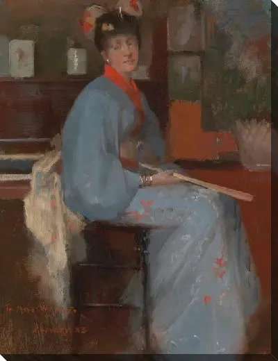 Картина Женщина в японском платье