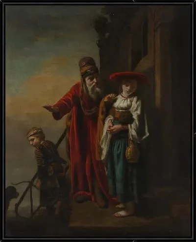 Картина Авраам увольняет Агарь и Измаила