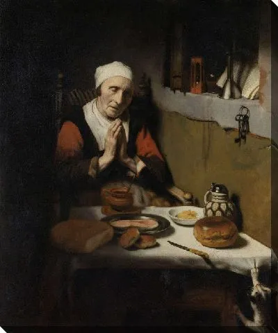 Картина Старушка говорит Благодать, известную как «Молитва без конца»