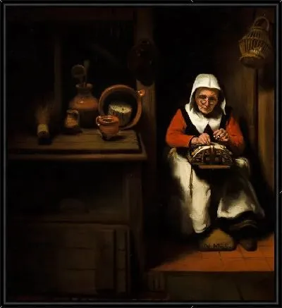 Картина Старый кружевник