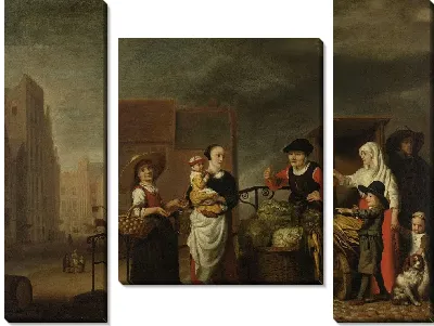 Картина Овощной рынок