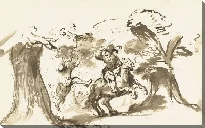 Картина Авессалом убит Иоавом